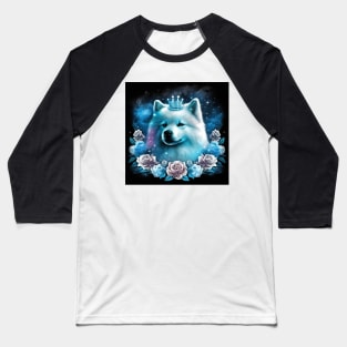 Samoyed Queen Baseball T-Shirt